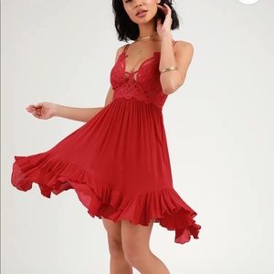 Free People Adella slip dress